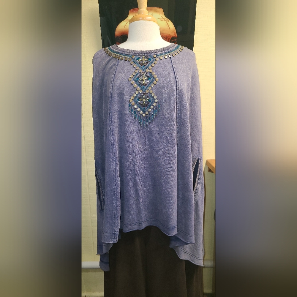 Double D Ranch Poncho S/M - Picture 2 of 8